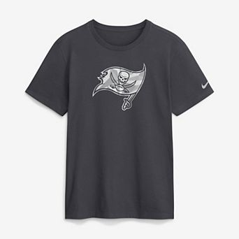 Men's Nike Anthracite Tampa Bay Buccaneers Fractal Logo T-Shirt
