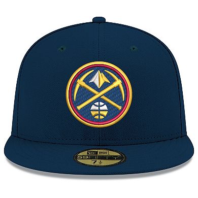 Men's New Era Navy Denver Nuggets Team 59FIFTY Fitted Hat