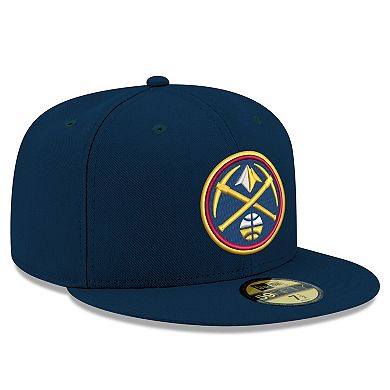 Men's New Era Navy Denver Nuggets Team 59FIFTY Fitted Hat