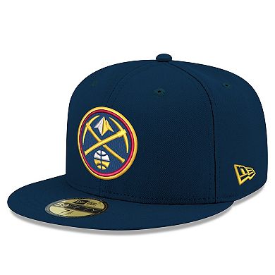 Men's New Era Navy Denver Nuggets Team 59FIFTY Fitted Hat