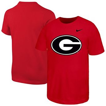 Youth Nike Red Georgia Bulldogs Logo T-Shirt