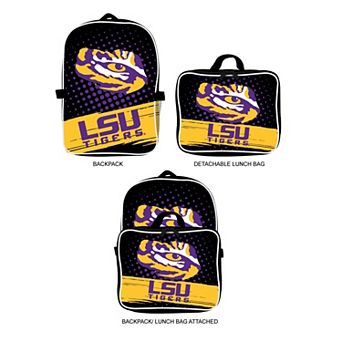 MOJO LSU Tigers Backpack & Lunch Box 2 pc Set