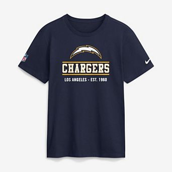 Men's Nike Navy Los Angeles Chargers Sideline Alternate Final Sprint Dri-FIT T-Shirt