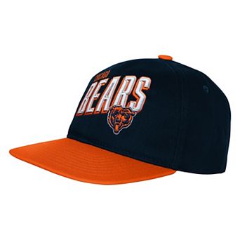 Preschool Outerstuff Navy/Orange Chicago Bears Wordmark Snapback