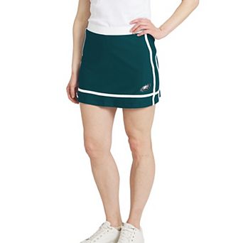 Women's WEAR by Erin Andrews Midnight Green Philadelphia Eagles Stripe Skort