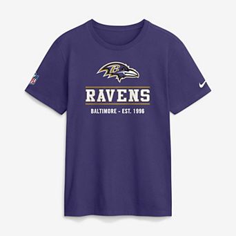 Men's Nike Purple Baltimore Ravens Sideline Alternate Final Sprint Dri-FIT T-Shirt