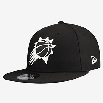 Men's New Era Black Phoenix Suns Team 9FIFTY Snapback Hat