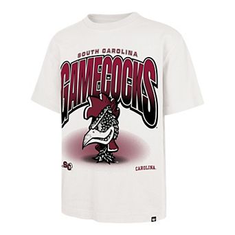 Men's '47 White South Carolina Gamecocks Team Flex Foundation T-Shirt