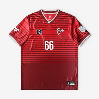 Youth Fanatics Red Atlanta Falcons Football x Football V-Neck Fan Top