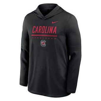 Men's Nike Black South Carolina Gamecocks 2026 Sideline Dri-FIT Long Sleeve Hoodie T-Shirt