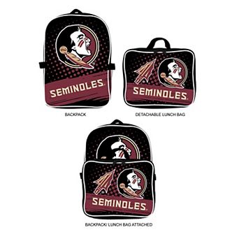MOJO Florida State Seminoles Backpack & Lunch Box 2 pc Set