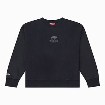 Women's Mitchell & Ness Black Buffalo Bills Sweatshirt