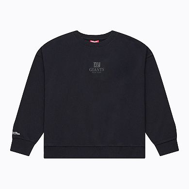 Women's Mitchell & Ness Black New York Giants Sweatshirt