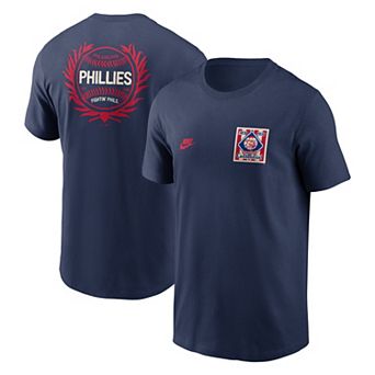 Men's Nike Navy Philadelphia Phillies 2026 Field of Dreams Two Hit T-Shirt