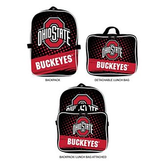 MOJO Ohio State Buckeyes Backpack & Lunch Box 2 pc Set