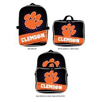 MOJO Clemson Tigers Backpack & Lunch Box 2 pc Set
