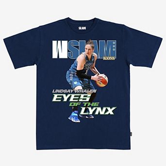 Unisex SLAM Lindsay Whalen Navy Minnesota Lynx Court Origins Cover T-Shirt