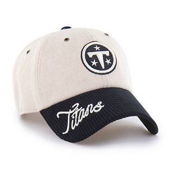 Women's '47 Natural Tennessee Titans Rope Script Clean Up Adjustable Hat