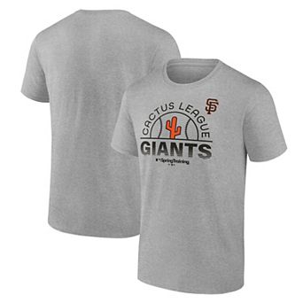Men's Fanatics Heather Gray San Francisco Giants Spring Training Cactus League T-Shirt