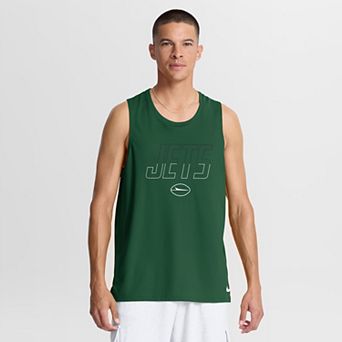 Men's Nike Green New York Jets Kickoff Miler Dri-FIT Tank​ Top