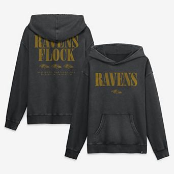 Men's Fanatics Black Baltimore Ravens Relaxed Intense Rivalry French Terry Hoodie