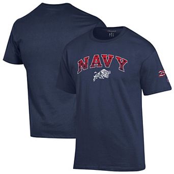 Men's Champion Navy Navy Midshipmen Americana 250th Arch T-Shirt