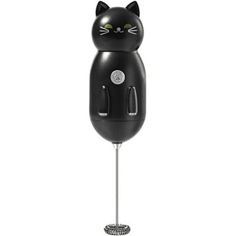 Zulay Kitchen Zuki Cat Frother with Fun Stickers Included