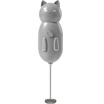 Zulay Kitchen Zuki Cat Frother with Fun Stickers Included