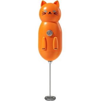 Zulay Kitchen Zuki Cat Frother with Fun Stickers Included