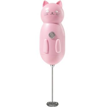 Zulay Kitchen Zuki Cat Frother with Fun Stickers Included