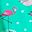 Green Flamingo
