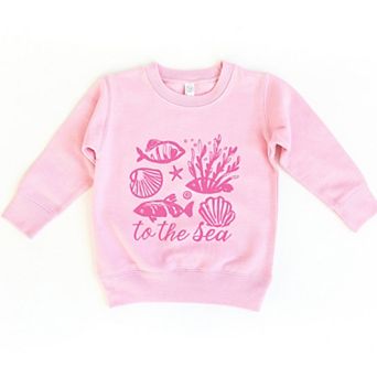 To The Sea Creatures - Toddler Graphic Sweatshirt