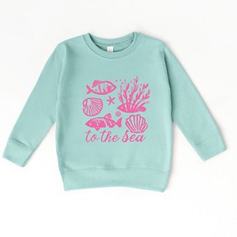 To The Sea Creatures - Toddler Graphic Sweatshirt