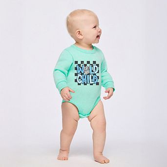Wild Child Retro - Infant Fleece BodySuit