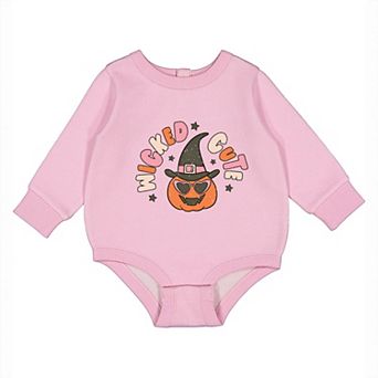 Wicked Cute Pumpkin - Infant Fleece BodySuit