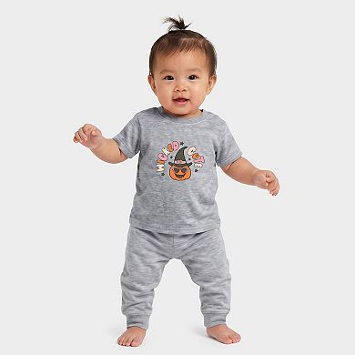 Wicked Cute Pumpkin - Infant Jogger Pant Crew Set