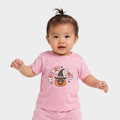 Wicked Cute Pumpkin - Infant Jogger Pant Crew Set