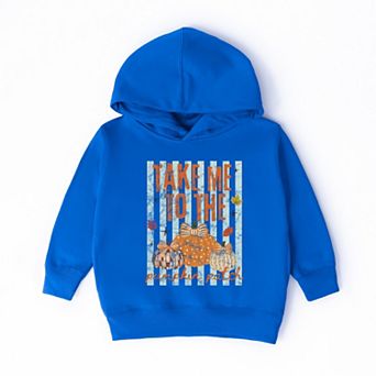 Take Me to the Pumpkin Patch Stripes - Toddler Hoodie