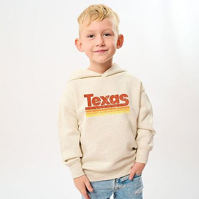 Texas Retro Stripes - Toddler Hoodie