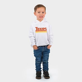 Texas Retro Stripes - Toddler Hoodie