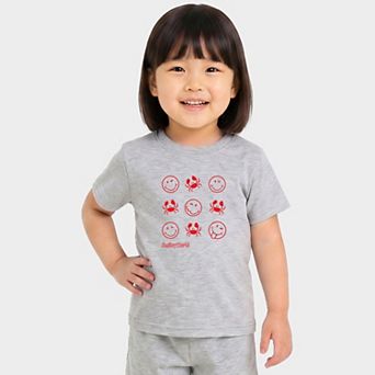 SmileyWorld Crabby Grid - Toddler Crew Shorts Set