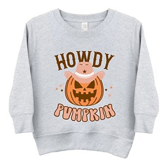 Howdy Pumpkin - Toddler Graphic Sweatshirt
