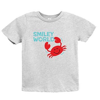 SmileyWorld Crabby - Youth Short Sleeve Graphic T-Shirt