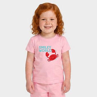 SmileyWorld Crabby - Toddler Crew Shorts Set