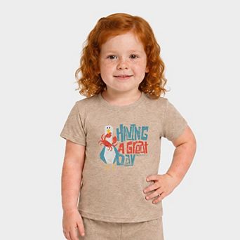 SmileyWorld Having A Great Day - Toddler Crew Shorts Set