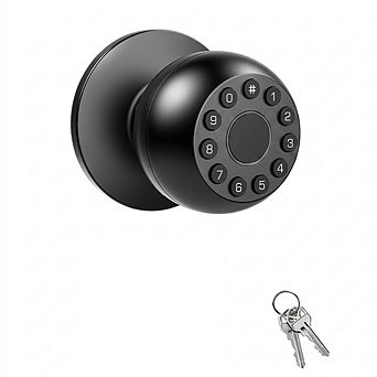 Keyless Entry Smart Ball Door Lock - Biometric Fingerprint & Tuya Bluetooth Electronic Knob
