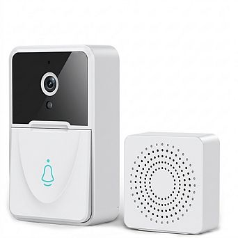 Loheer Smart WiFi Video Doorbell Camera with Indoor Chime Two Way Audio for Home Security