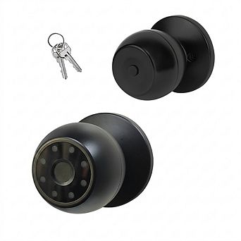Keyless Entry Smart Ball Door Lock - Biometric Fingerprint & Tuya Bluetooth Electronic Knob Set