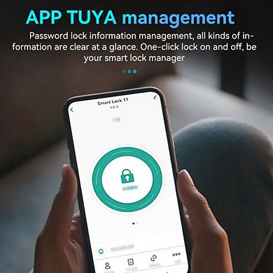 Keyless Entry Smart Ball Door Lock - Biometric Fingerprint & Tuya Bluetooth Electronic Knob Set