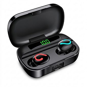 Loheer Mini Bluetooth True Wireless Earbuds IPX7 Waterproof Stereo Headphones for Fitness